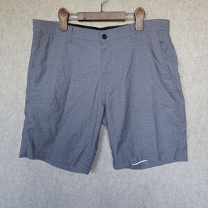 Hawke & Co Men's Stretch Woven Twill Shorts Golf Heather Gray 36W